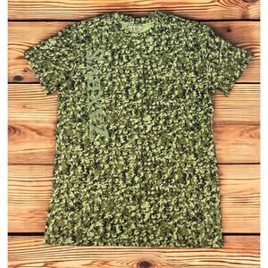 NWOT Zaxbys Camo Employee T Shirt Sz Large Camouflage Green Fast Food Collector